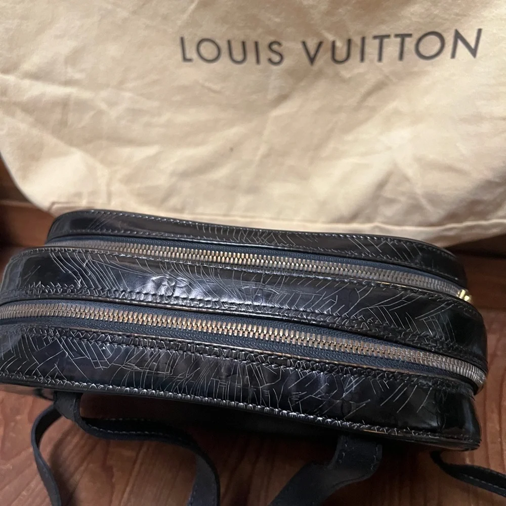VTG Louis Vuitton Black Backpack Bag